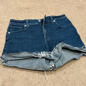Express denim shorts